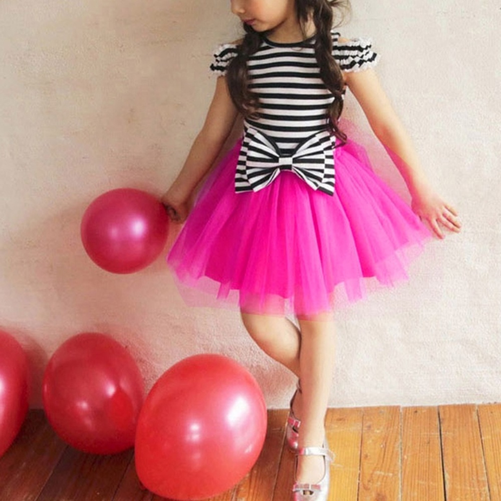 Bright Pink Tulle Party/Dress Up Skirt